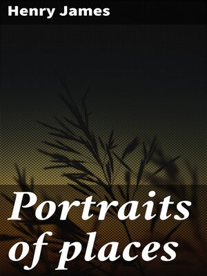cover image of Portraits of places